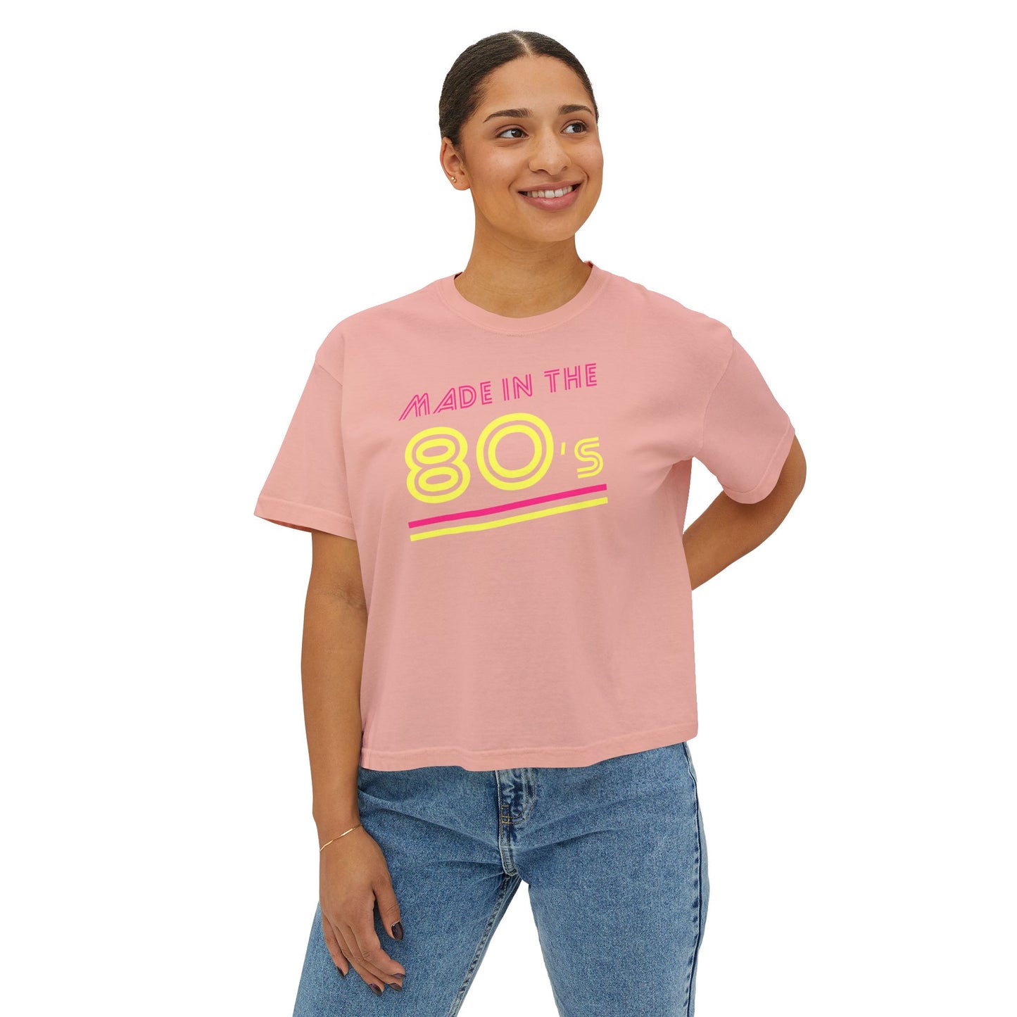 Made in the 80's Neon Boxy Tee