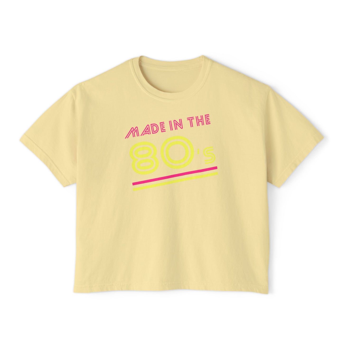 Made in the 80's Neon Boxy Tee