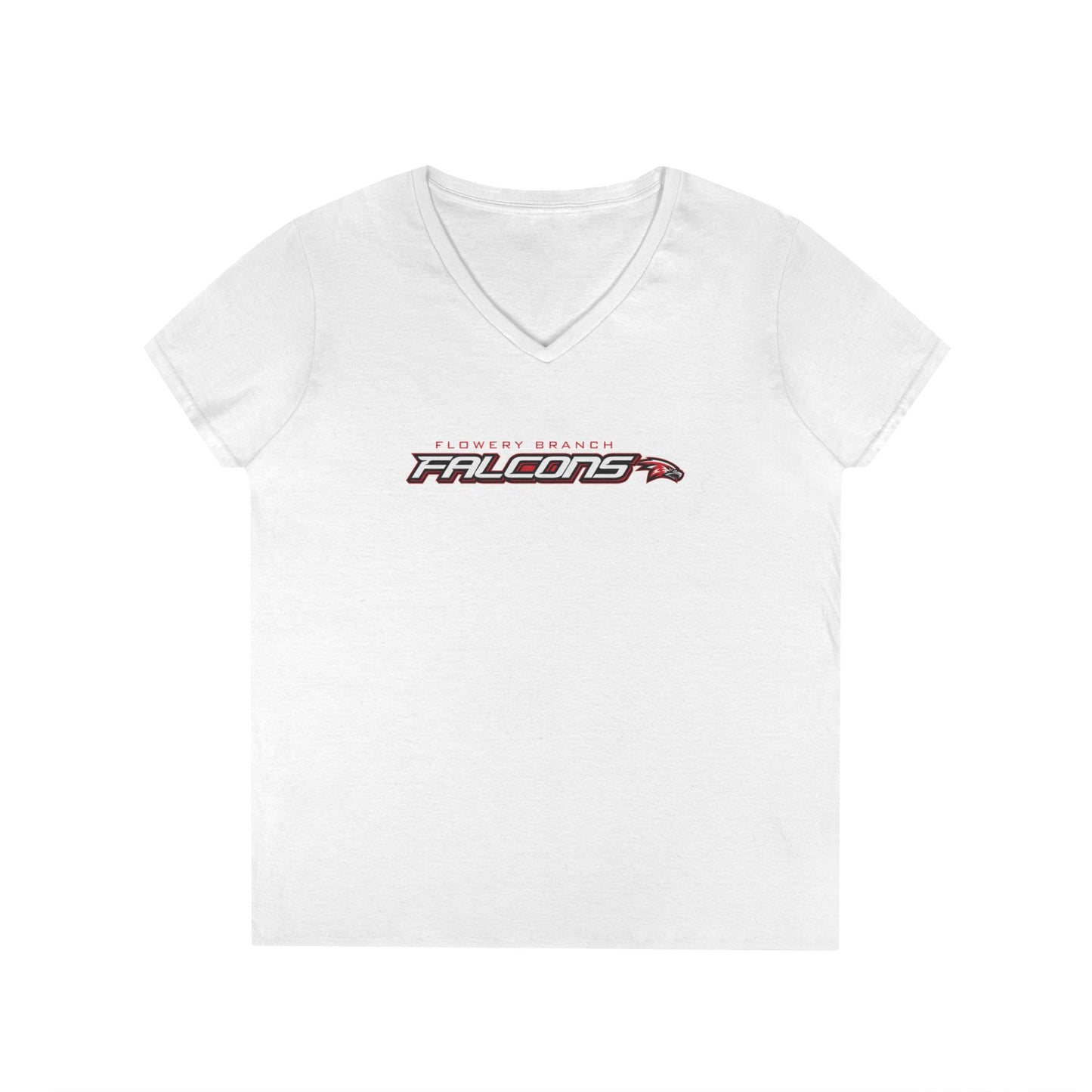 Flowery Branch Personalized Name and Number V-Neck T-Shirt