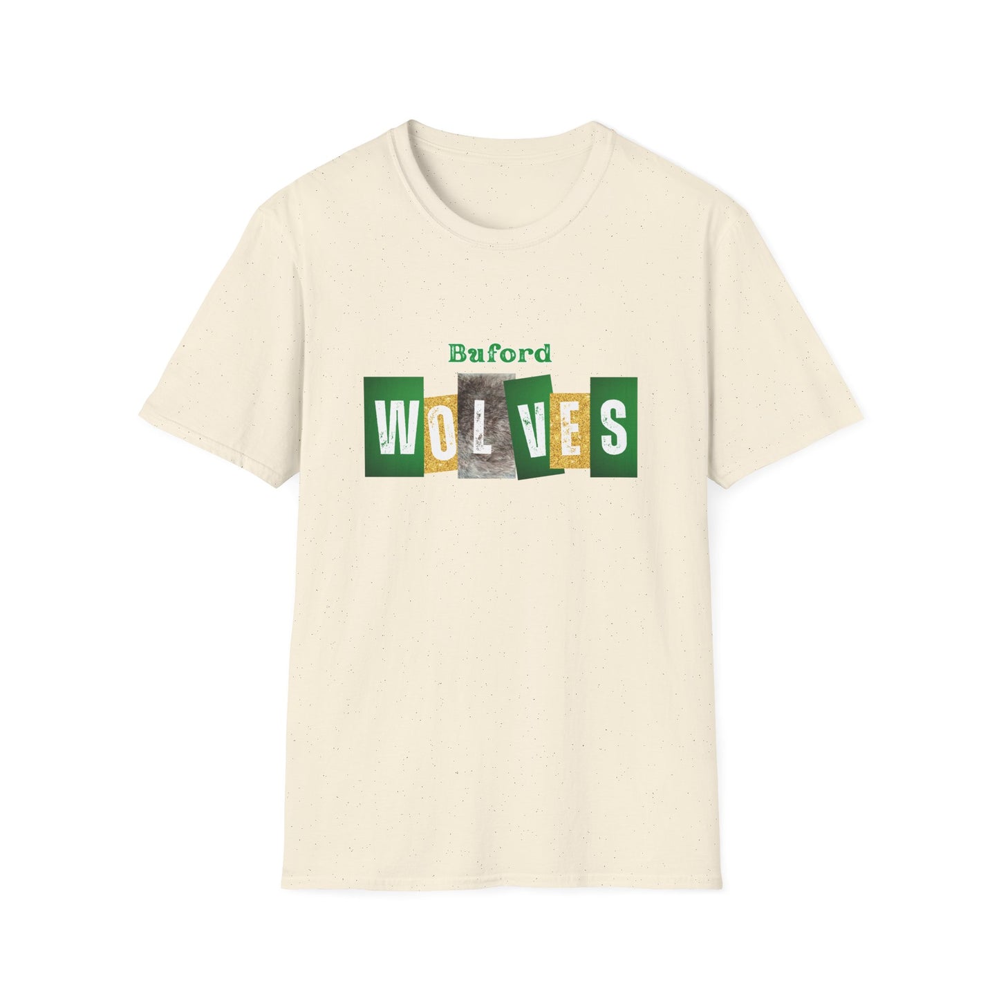 Buford Wolves Block Letters T-Shirt