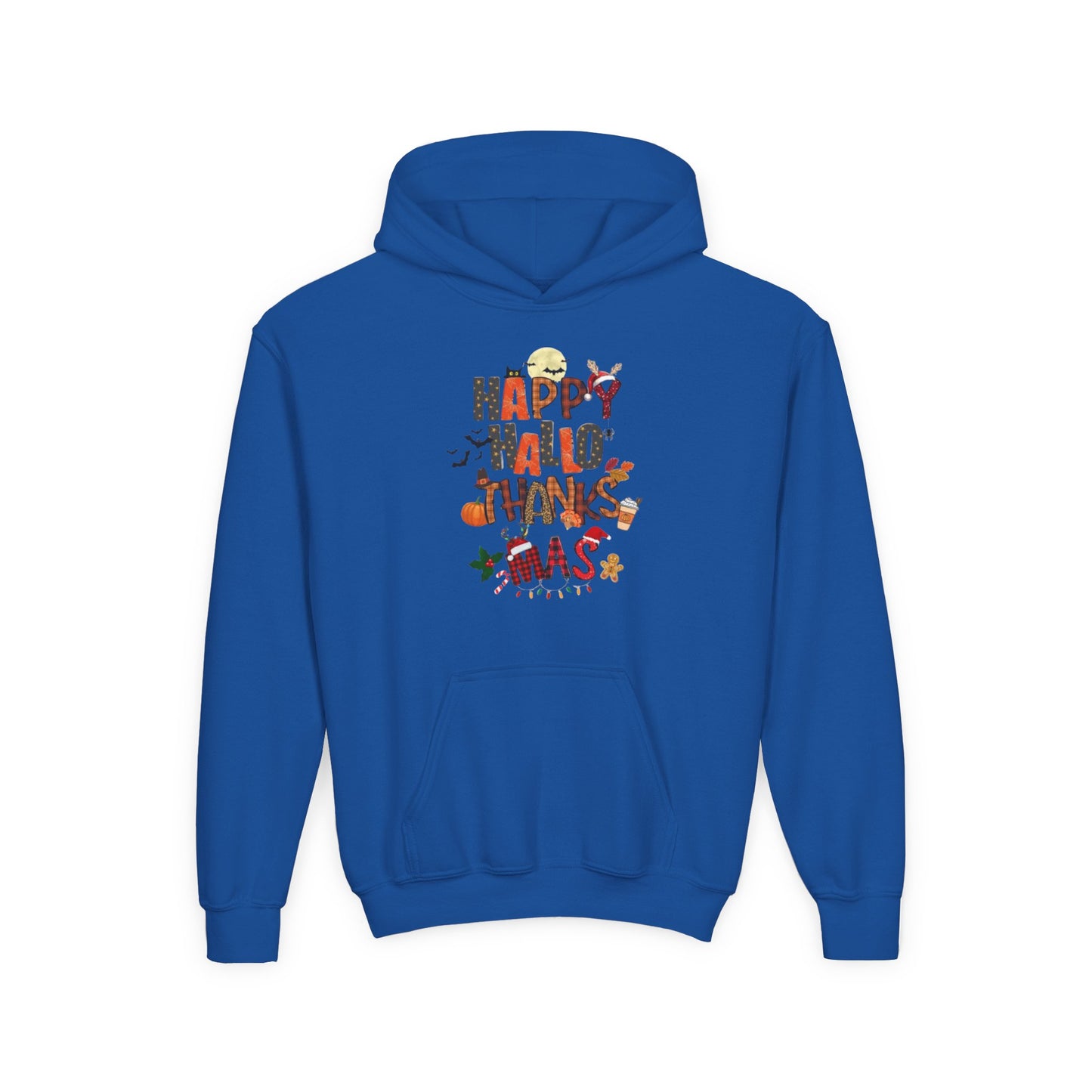 Happy Hallothanksmas Youth Hoodie