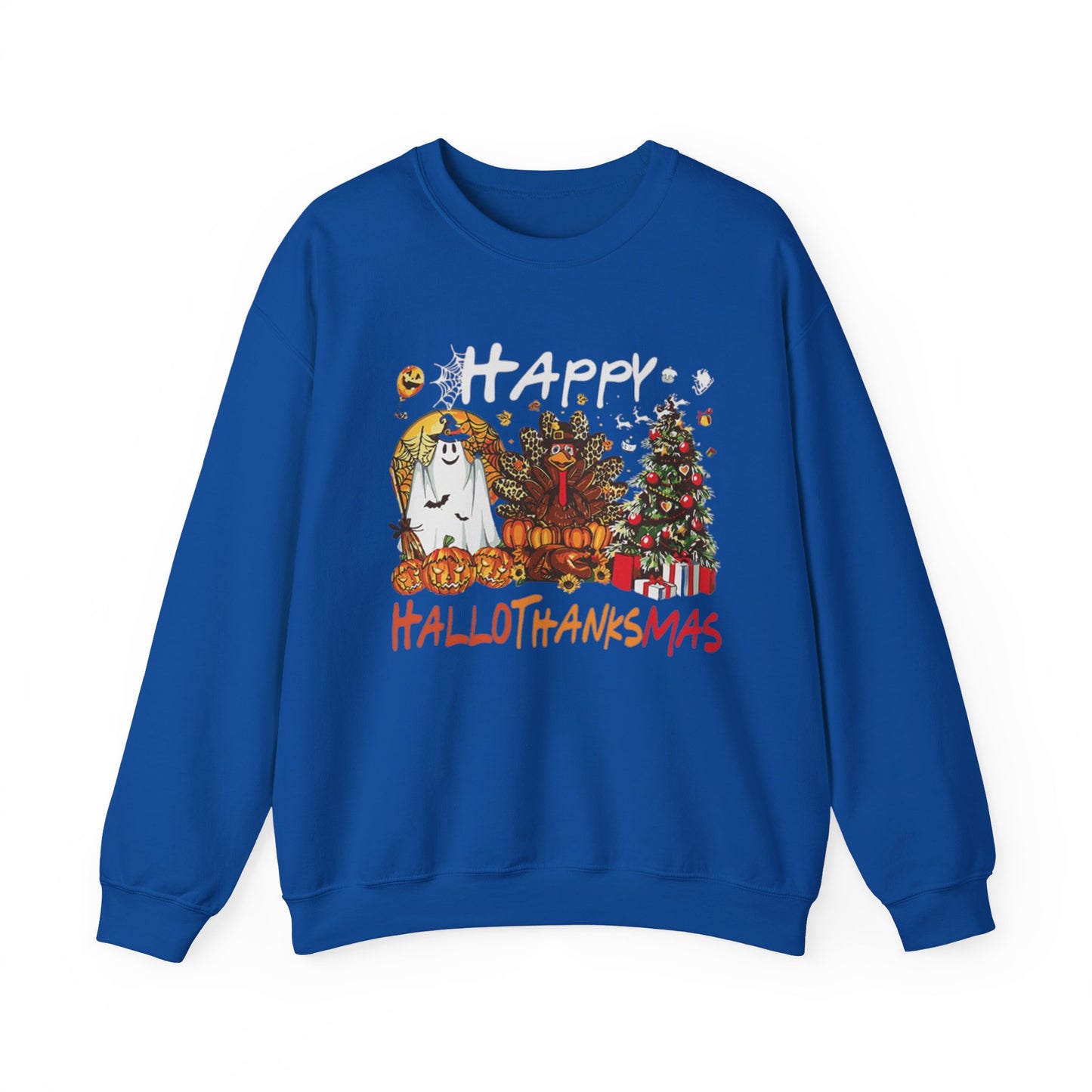 Happy Hallothanksmas Characters Sweatshirt