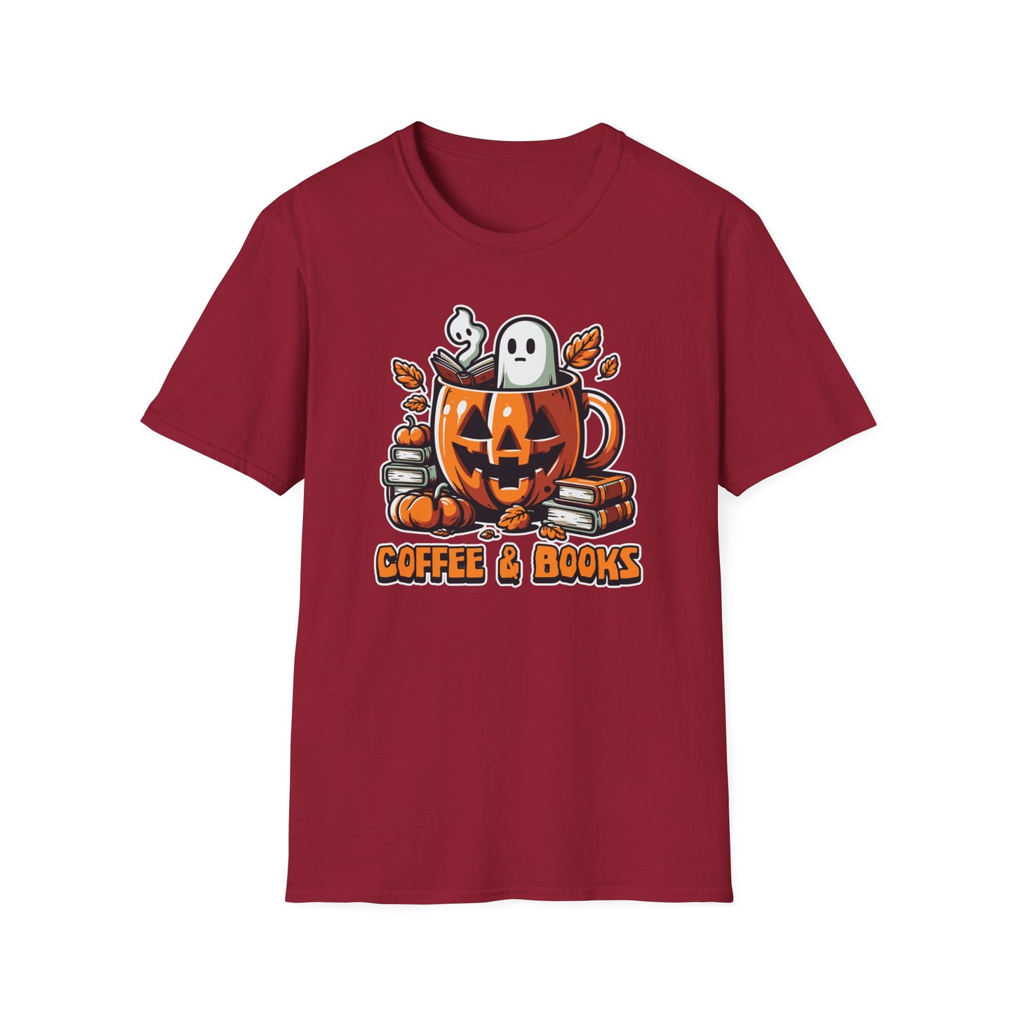 Halloween Coffee & Books T-Shirt