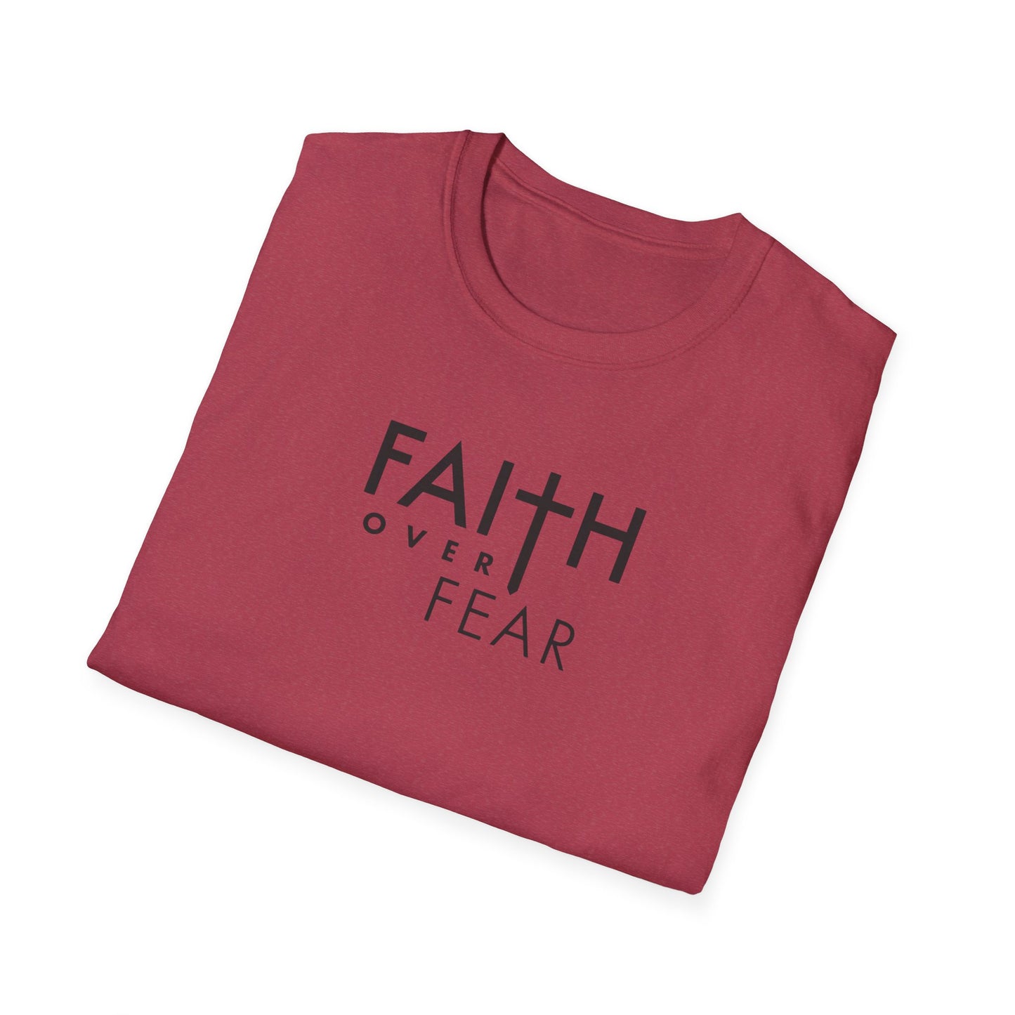 Faith Over Fear Unisex Softstyle T-Shirt