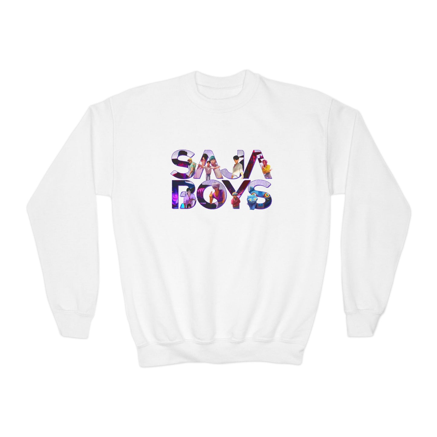 K-Pop Saja Boys Words Youth Crewneck Sweatshirt