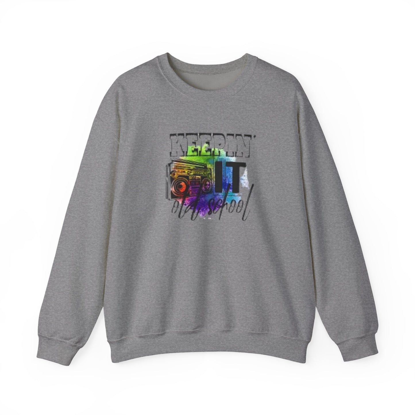 Colorful Boombox Crewneck Sweatshirt