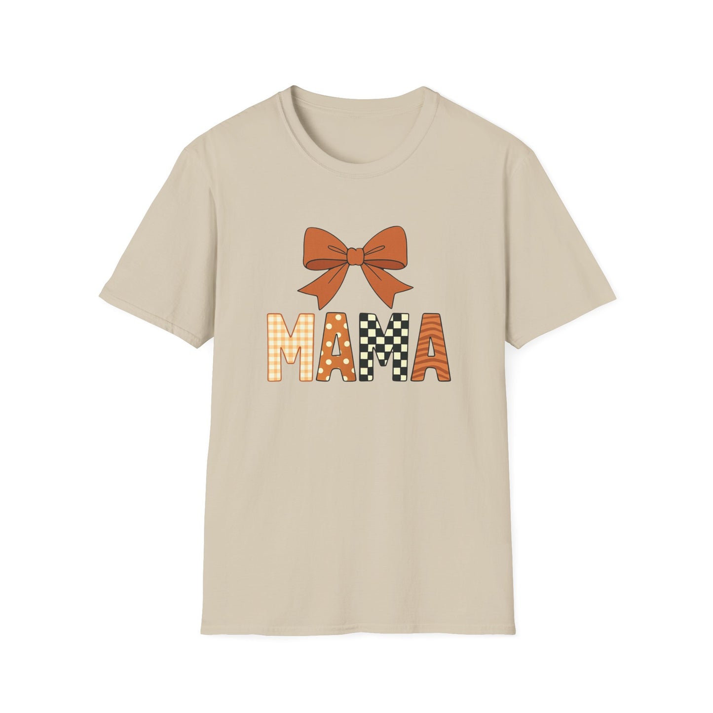 Mama Gingham Bow T-Shirt