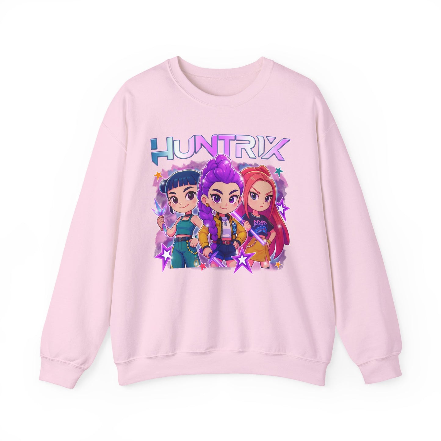 Kpop HUNTRIX cartoon Crewneck Sweatshirt