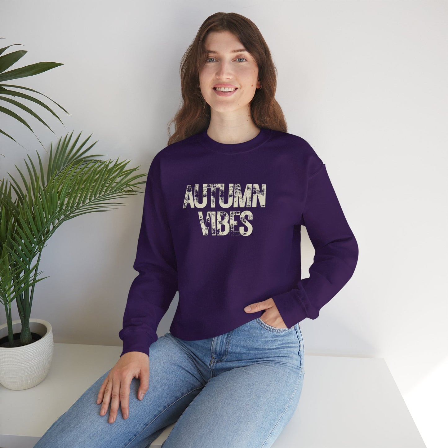 Unisex Autumn Vibes Crewneck Sweatshirt