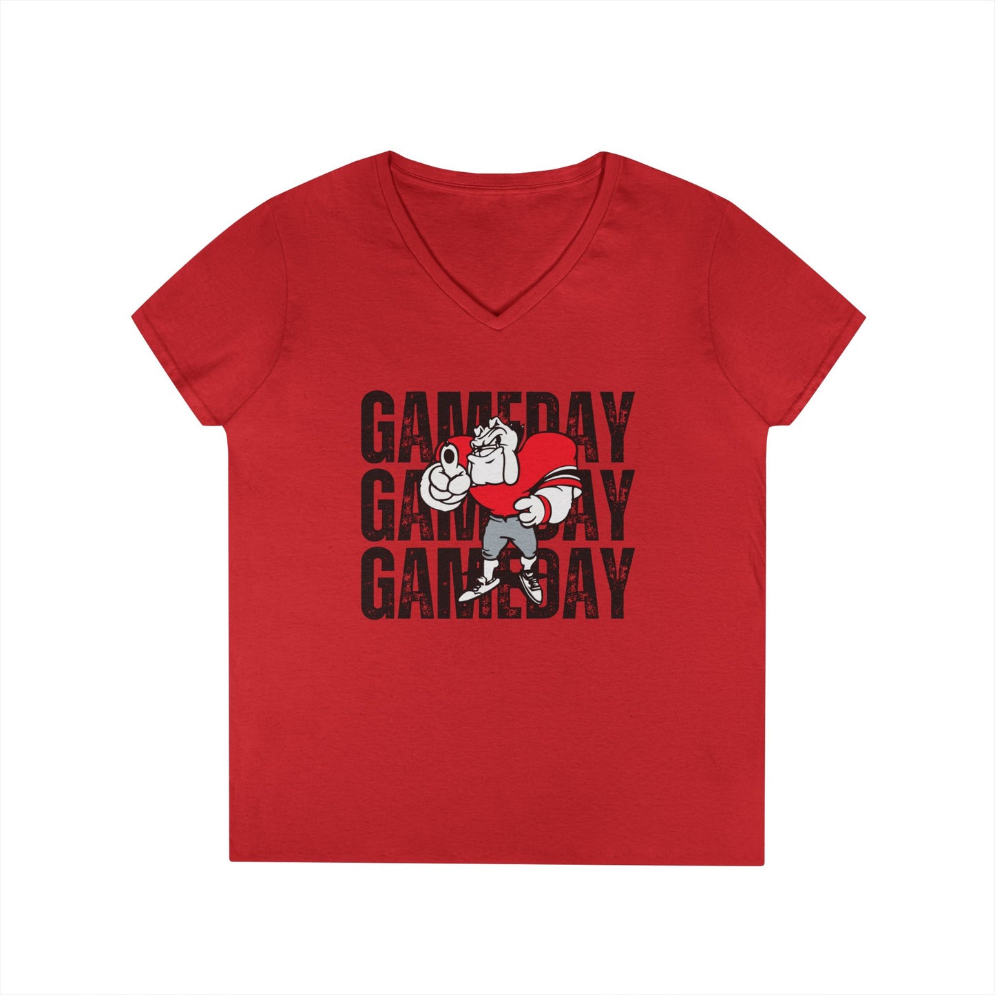 Georgia Gameday V-Neck T-Shirt