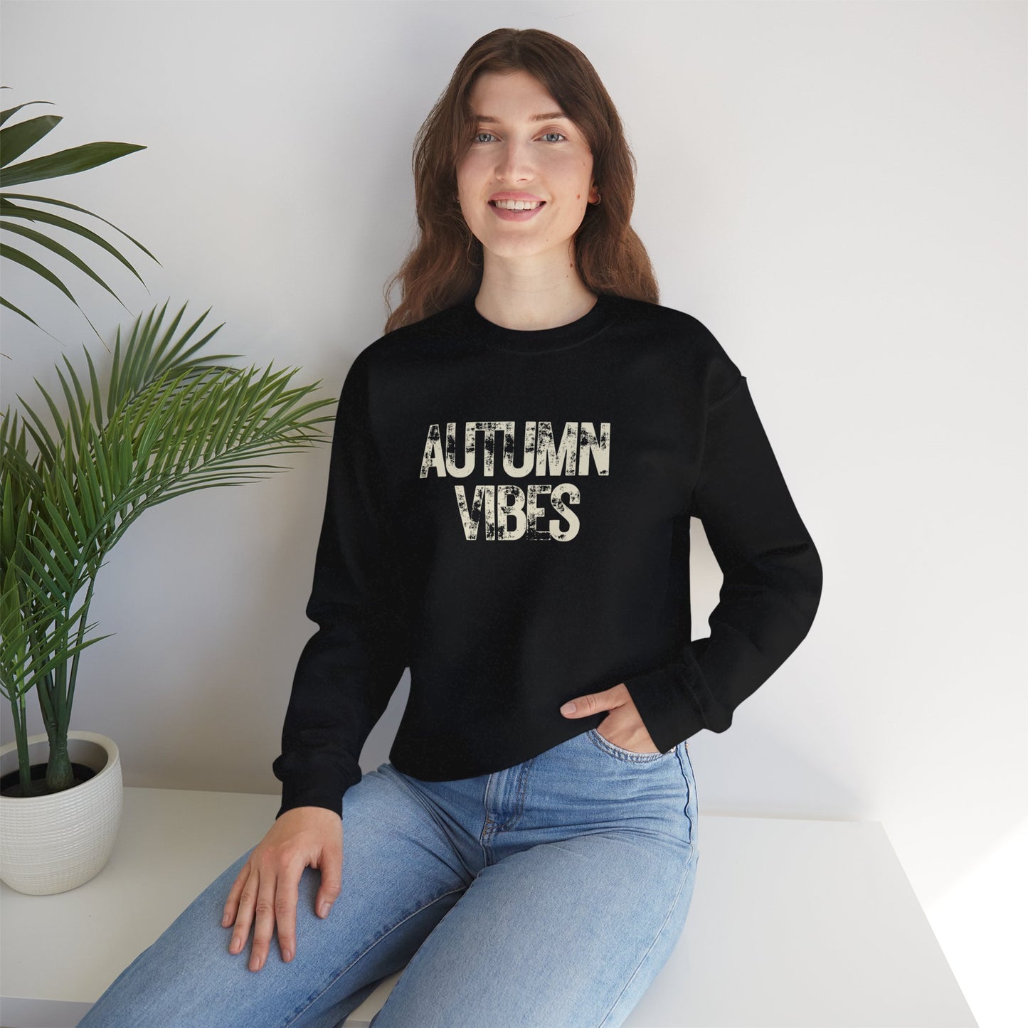 Unisex Autumn Vibes Crewneck Sweatshirt