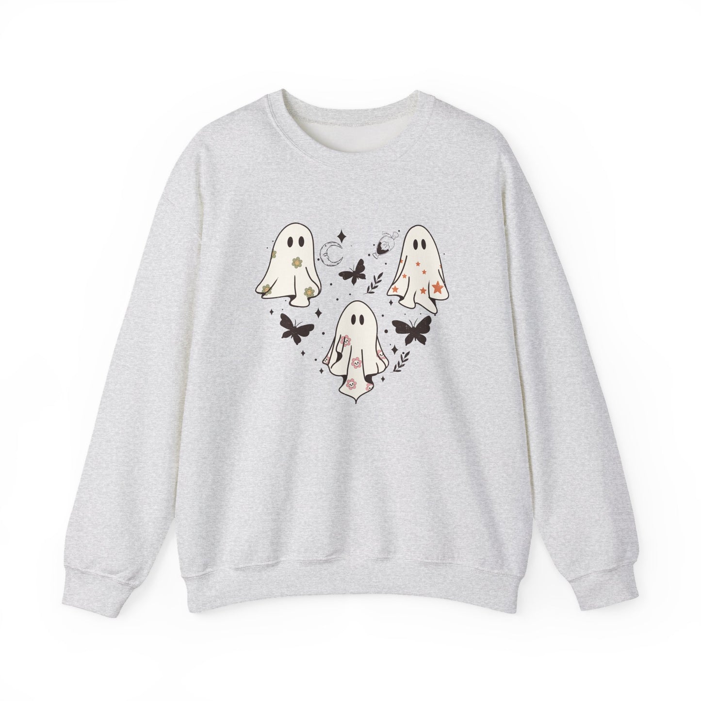 Ghostly heart Crewneck Sweatshirt