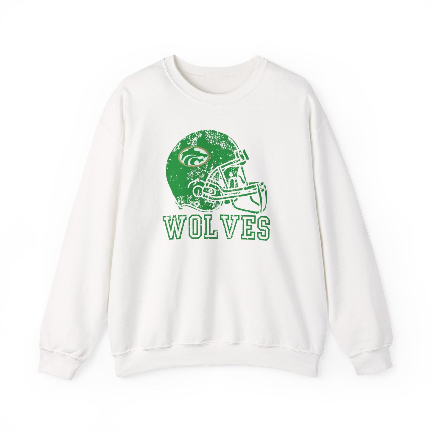 Buford Wolves Helmet Crewneck Sweatshirt