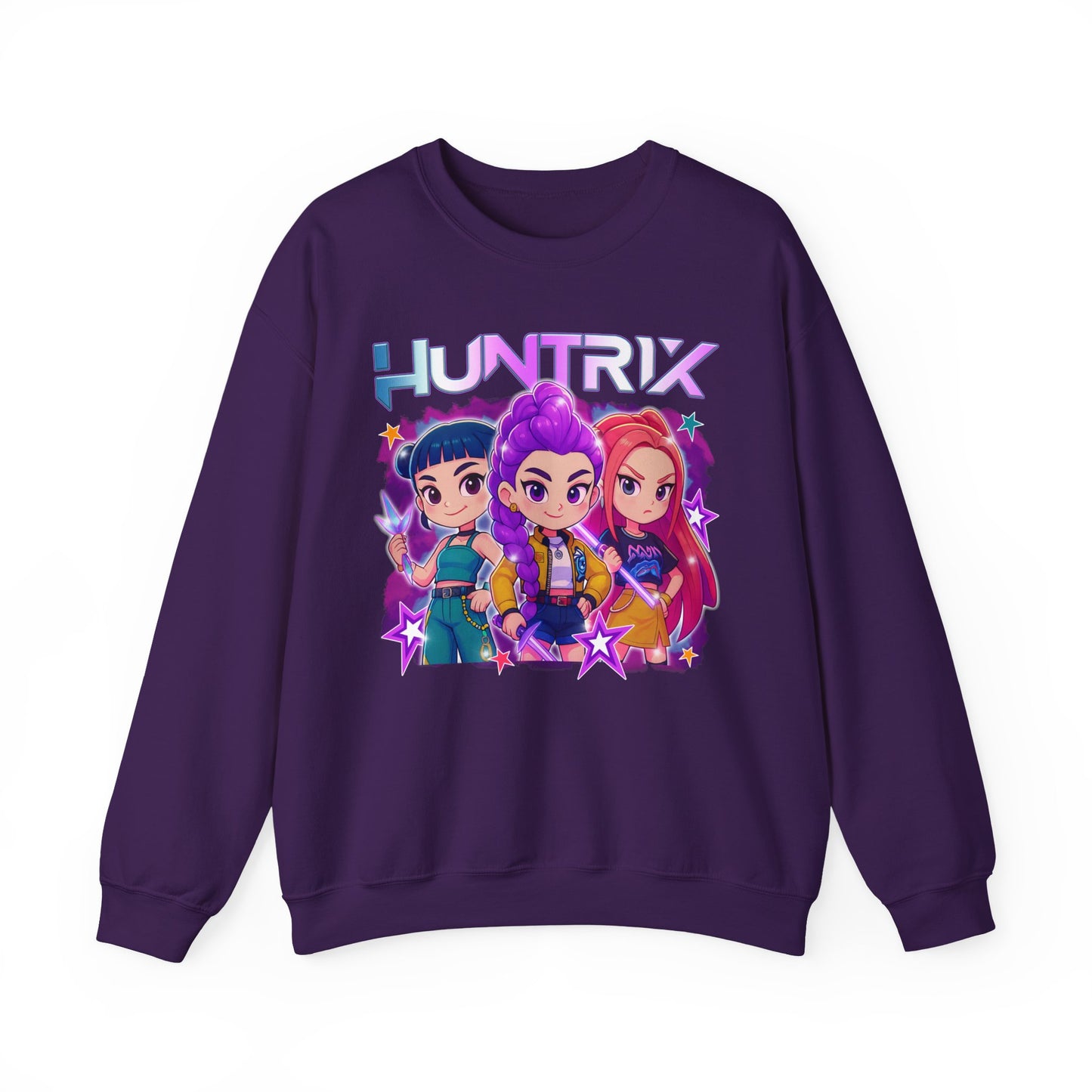 Kpop HUNTRIX cartoon Crewneck Sweatshirt
