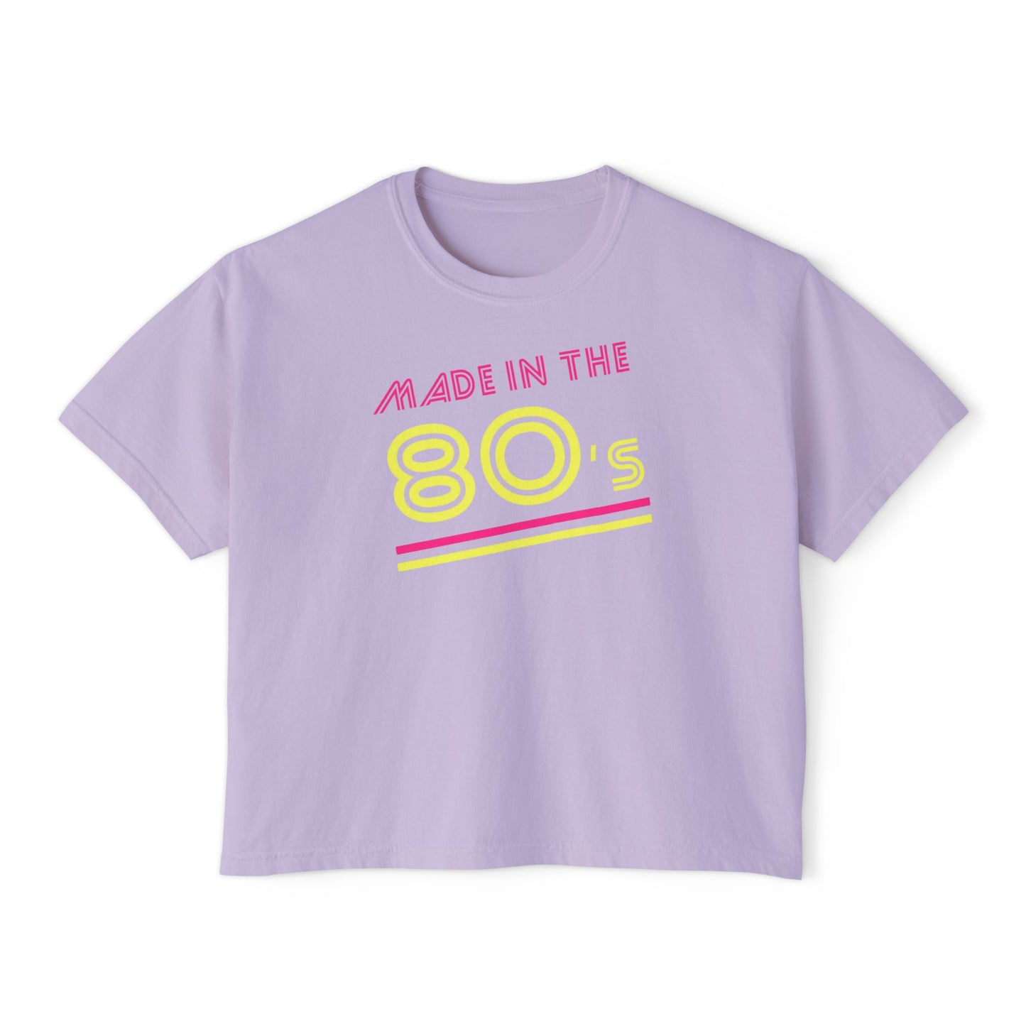 Made in the 80's Neon Boxy Tee