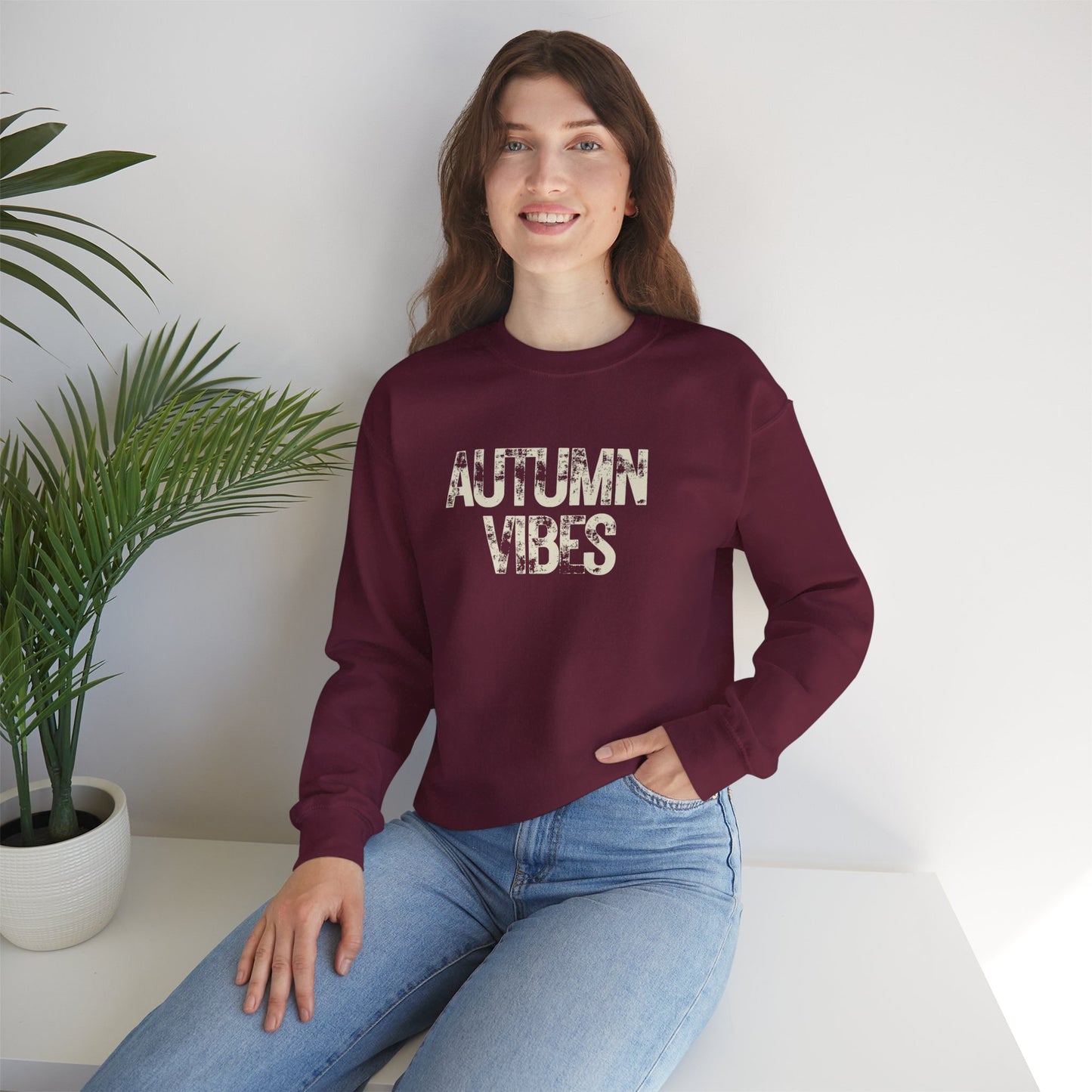 Unisex Autumn Vibes Crewneck Sweatshirt