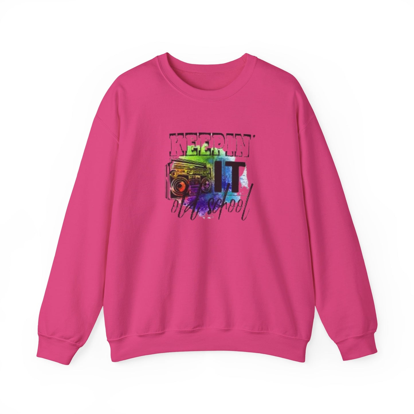 Colorful Boombox Crewneck Sweatshirt