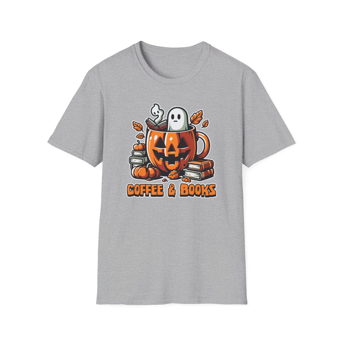 Halloween Coffee & Books T-Shirt