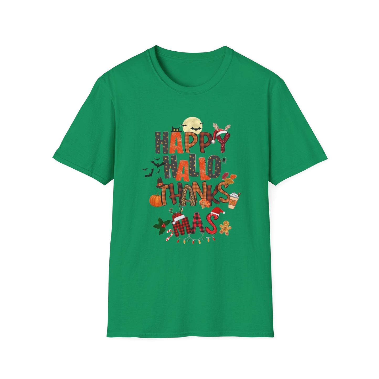 Happy Hallothanksmas Unisex Softstyle T-Shirt