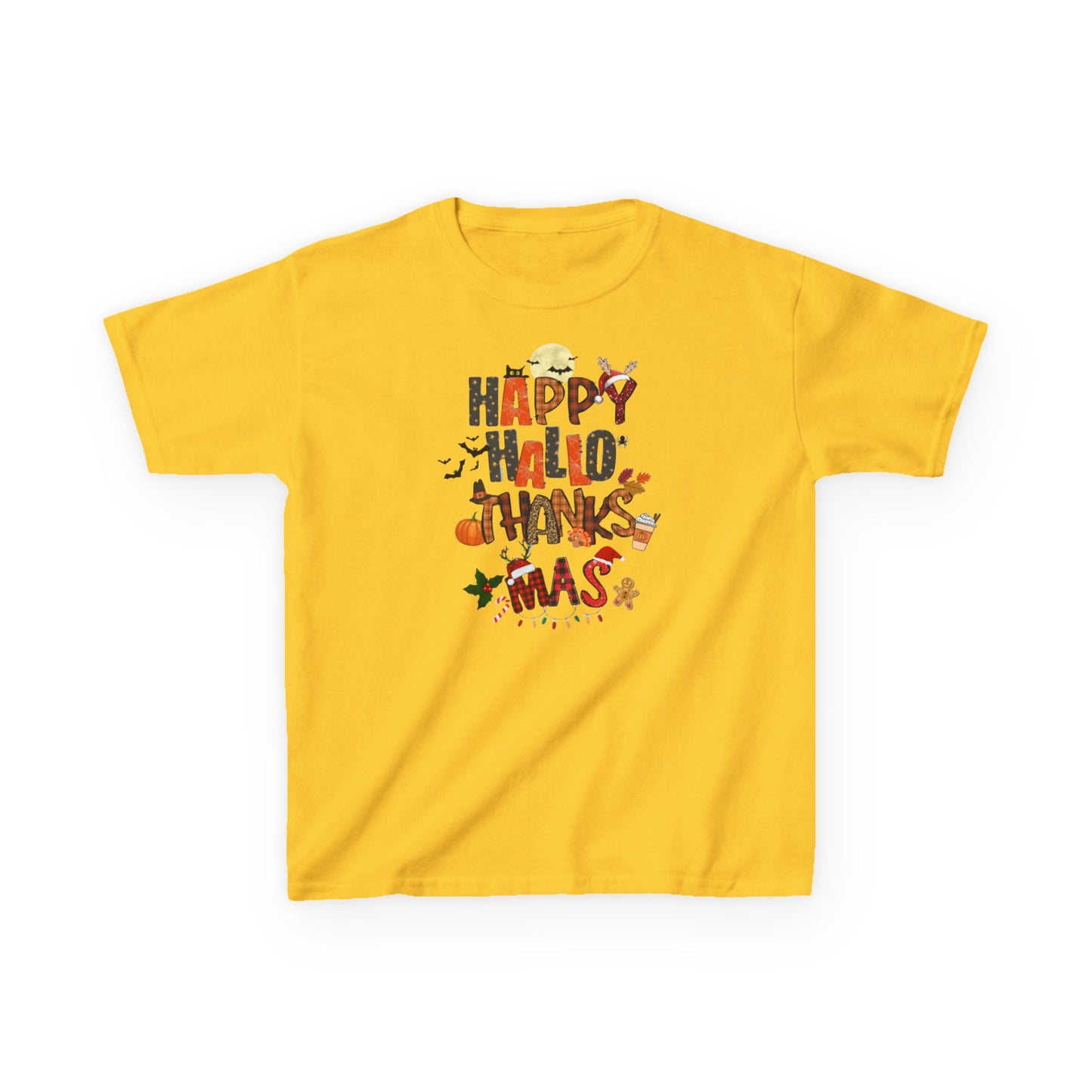Happy Hallothanksmas Kids Tee