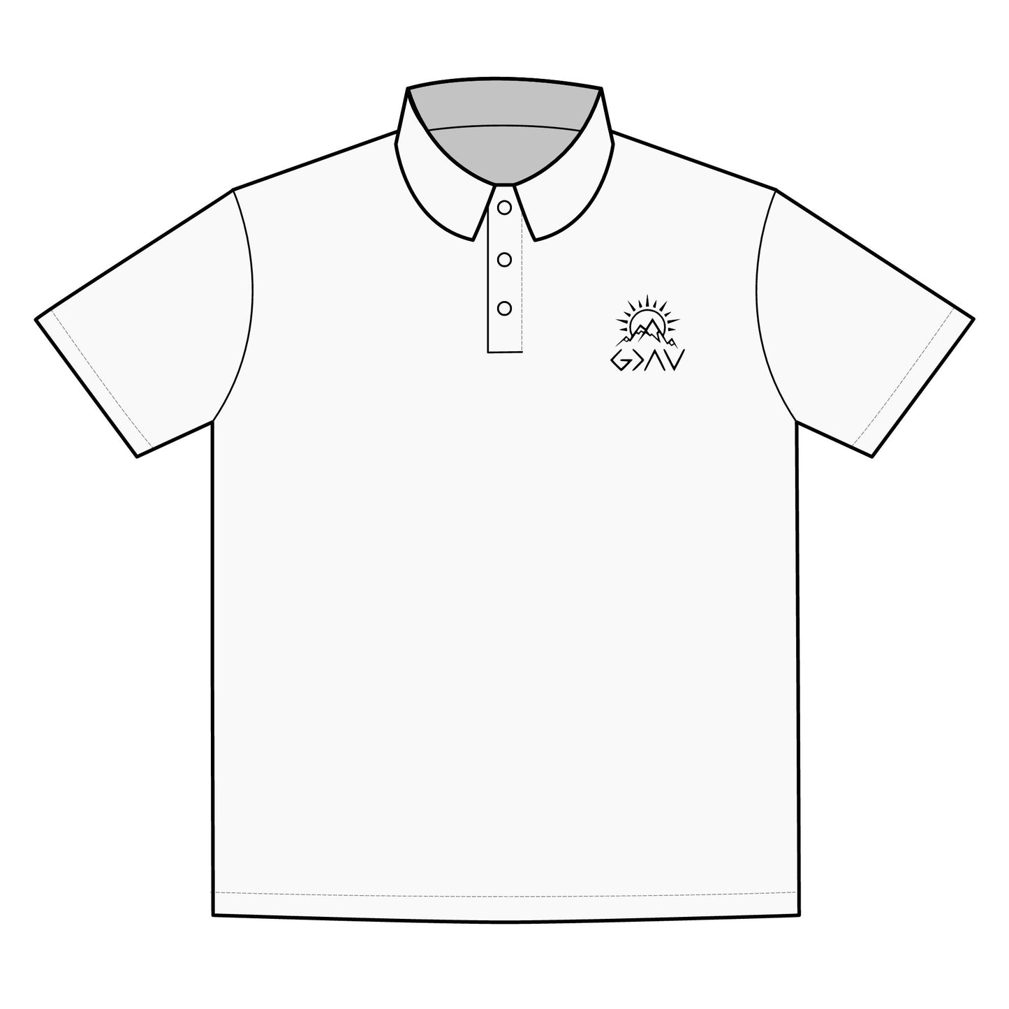 God is Greater Men's Performance Polo