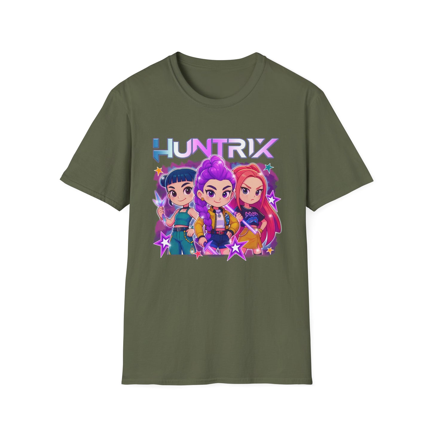 Kpop HUNTRIX Cartoon Unisex T-Shirt