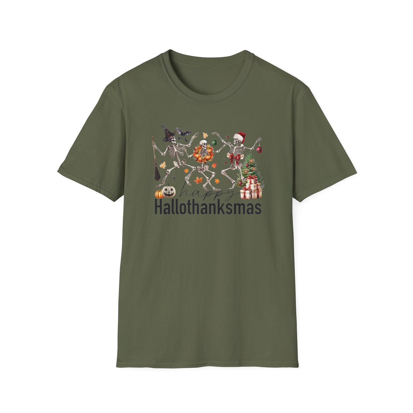 Happy Hallothanksmas Skeleton T-Shirt
