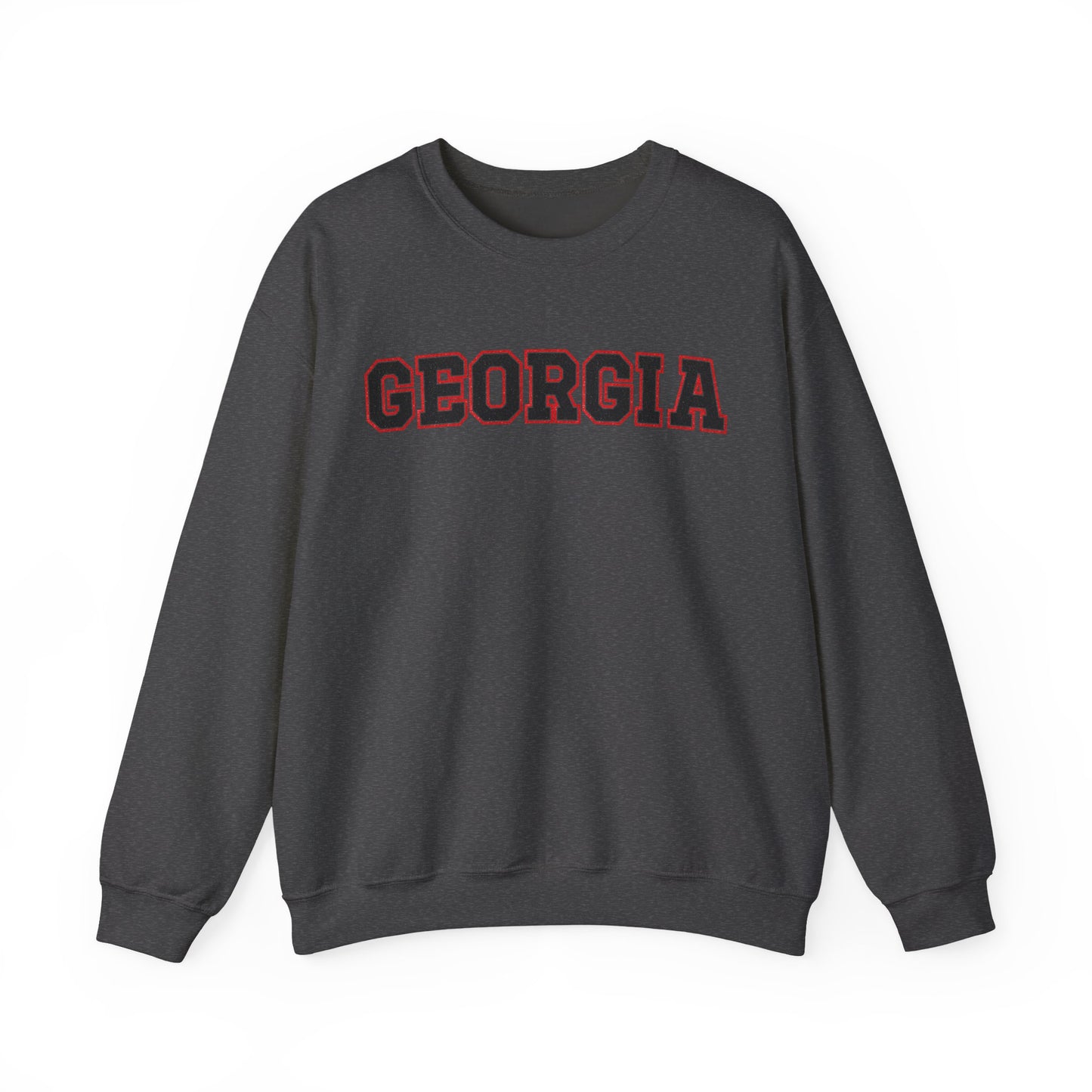 Glittery Black Georgia Crewneck Sweatshirt