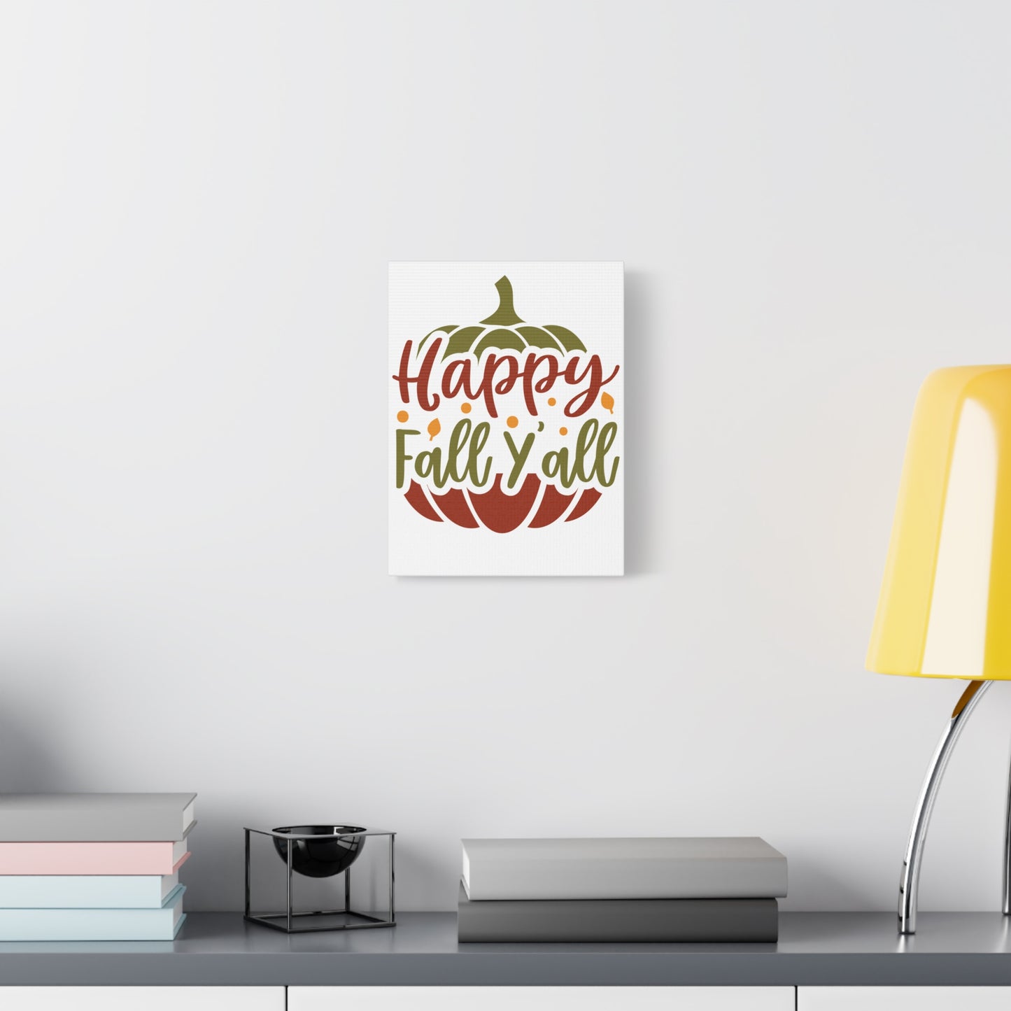 Happy Fall Y'all Canvas