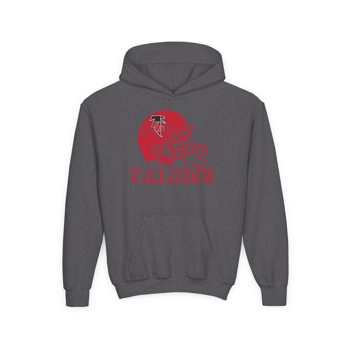 FB Falcons Helmet Youth Hoodie
