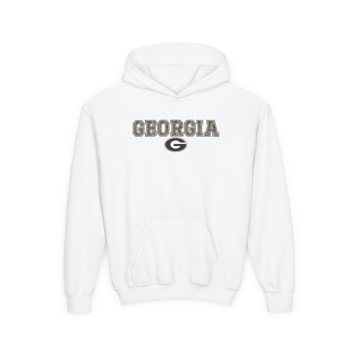 Camo Georgia G Youth Hoodie