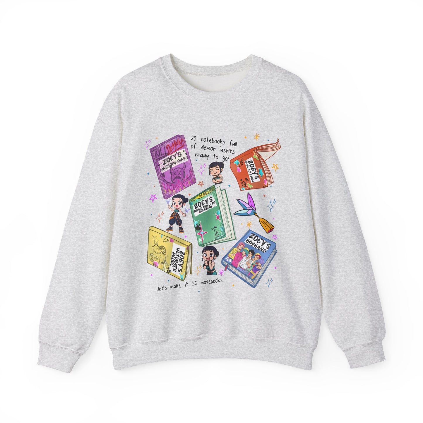K-Pop Zoe's Books Crewneck Sweatshirt