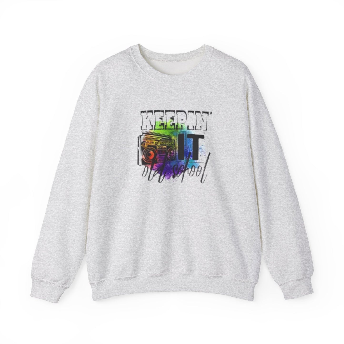 Colorful Boombox Crewneck Sweatshirt