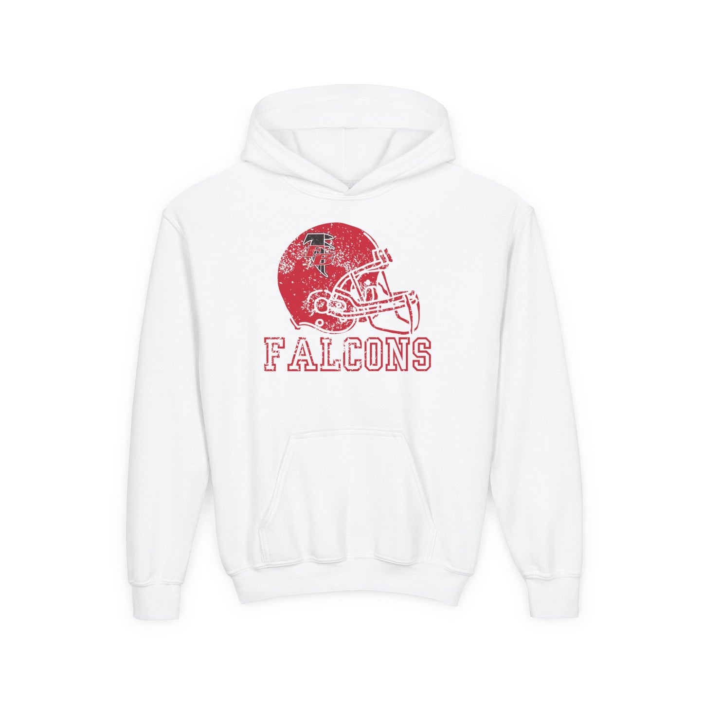 FB Falcons Helmet Youth Hoodie
