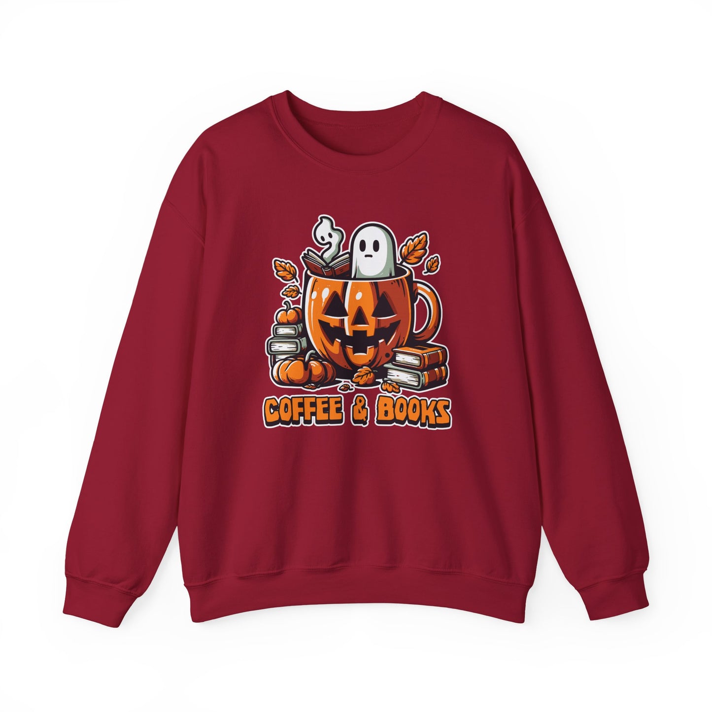 Halloween Coffee & Books Sweatshirt