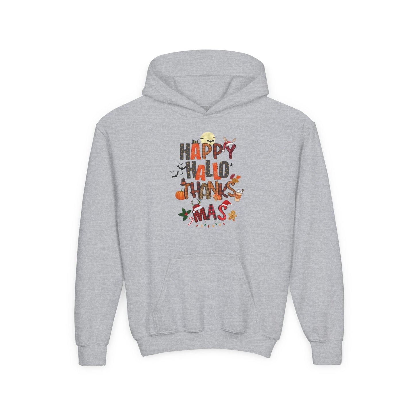 Happy Hallothanksmas Youth Hoodie