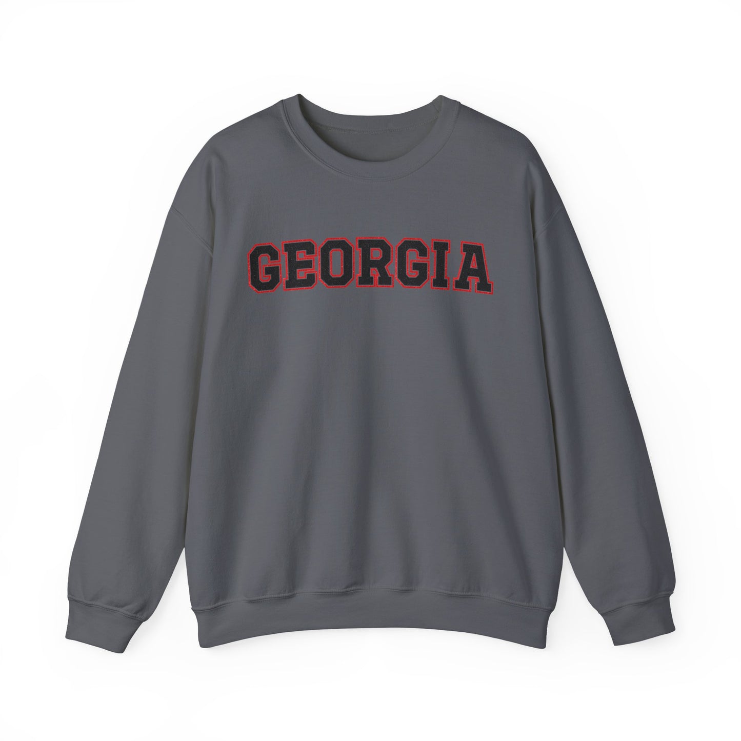 Glittery Black Georgia Crewneck Sweatshirt