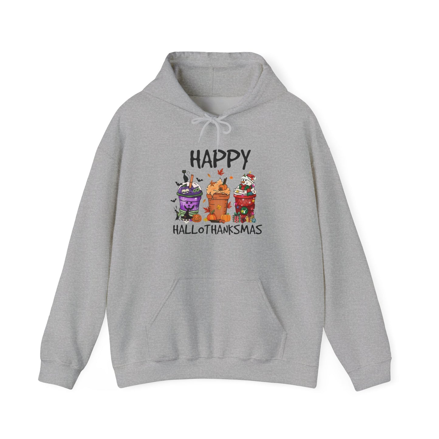 Happy Hallothanksmas Drinks Unisex Hoodie