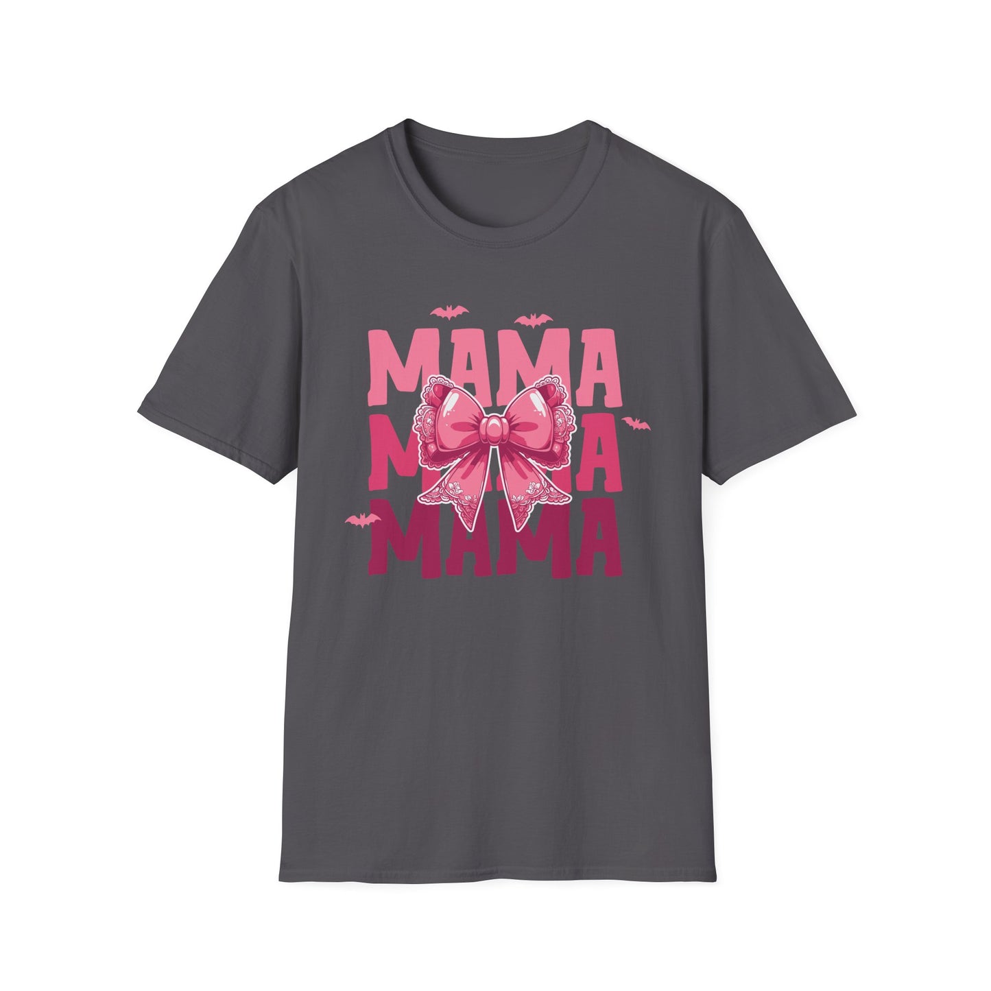Halloween Mama With Bow Unisex Softstyle T-Shirt