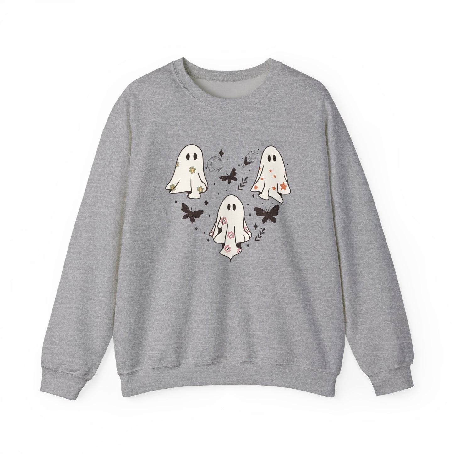 Ghostly heart Crewneck Sweatshirt