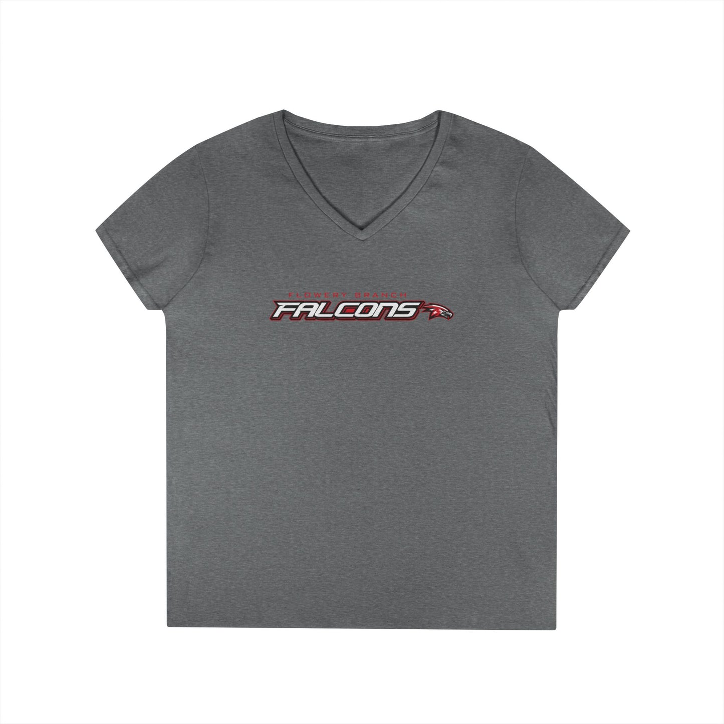 Flowery Branch Personalized Name and Number V-Neck T-Shirt