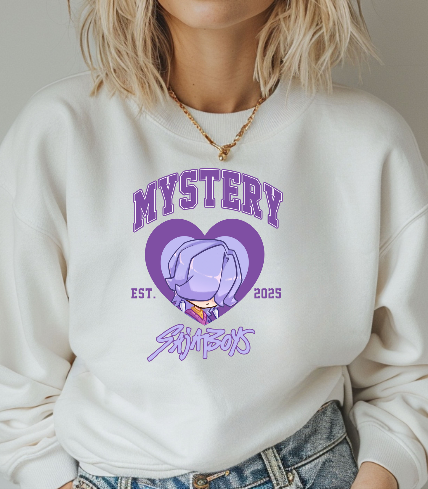 Kpop Mystery Heart Unisex Crewneck Sweatshirt