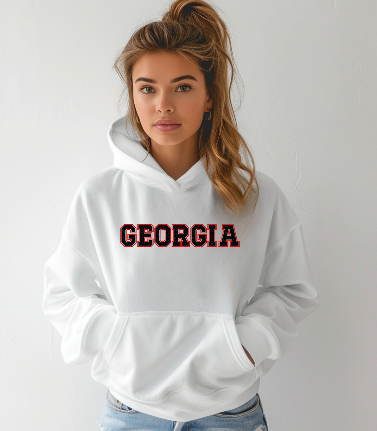 Glittery Black Georgia Hoodie
