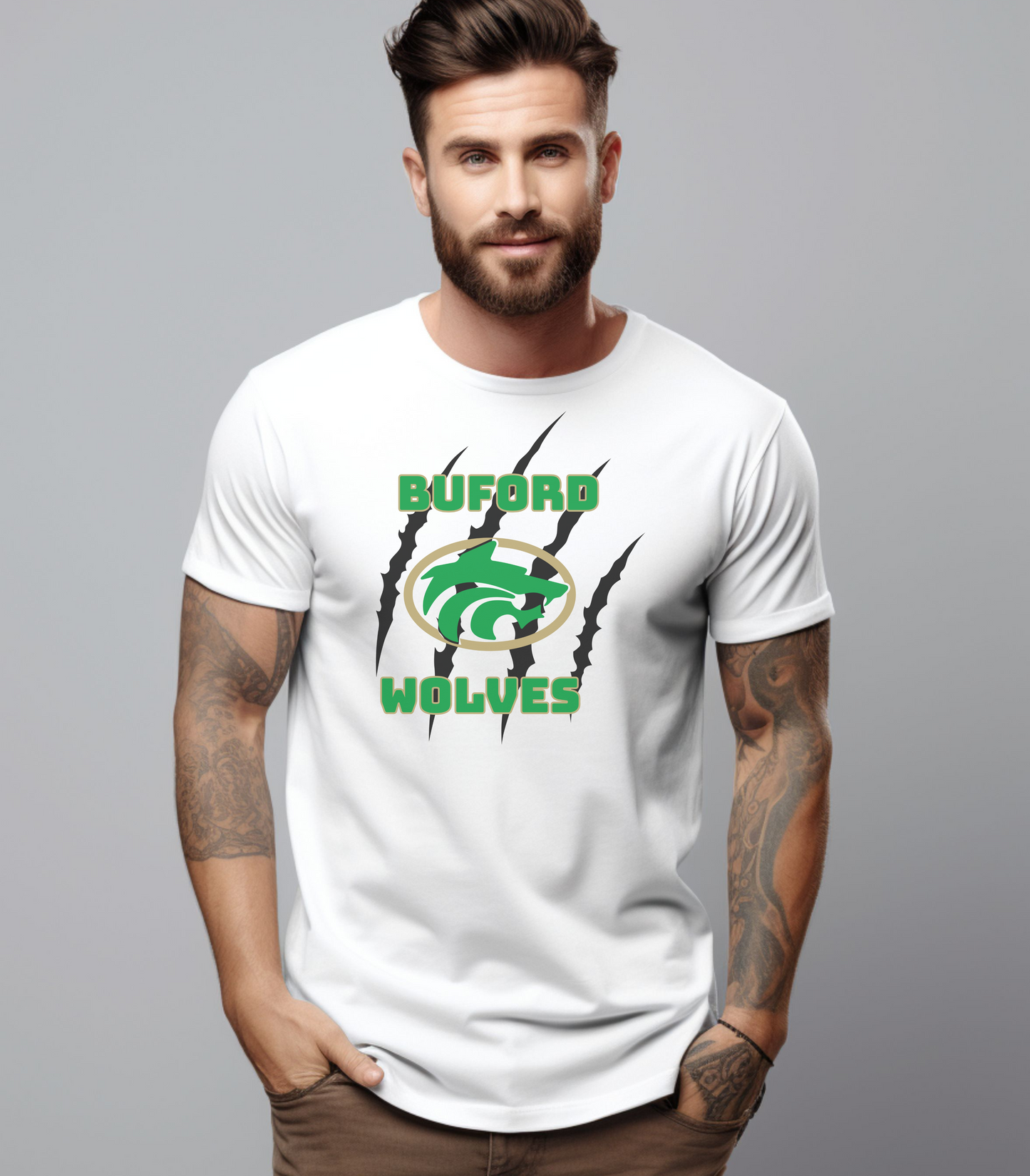 Bufford Wolves Claw Unisex Softstyle T-Shirt