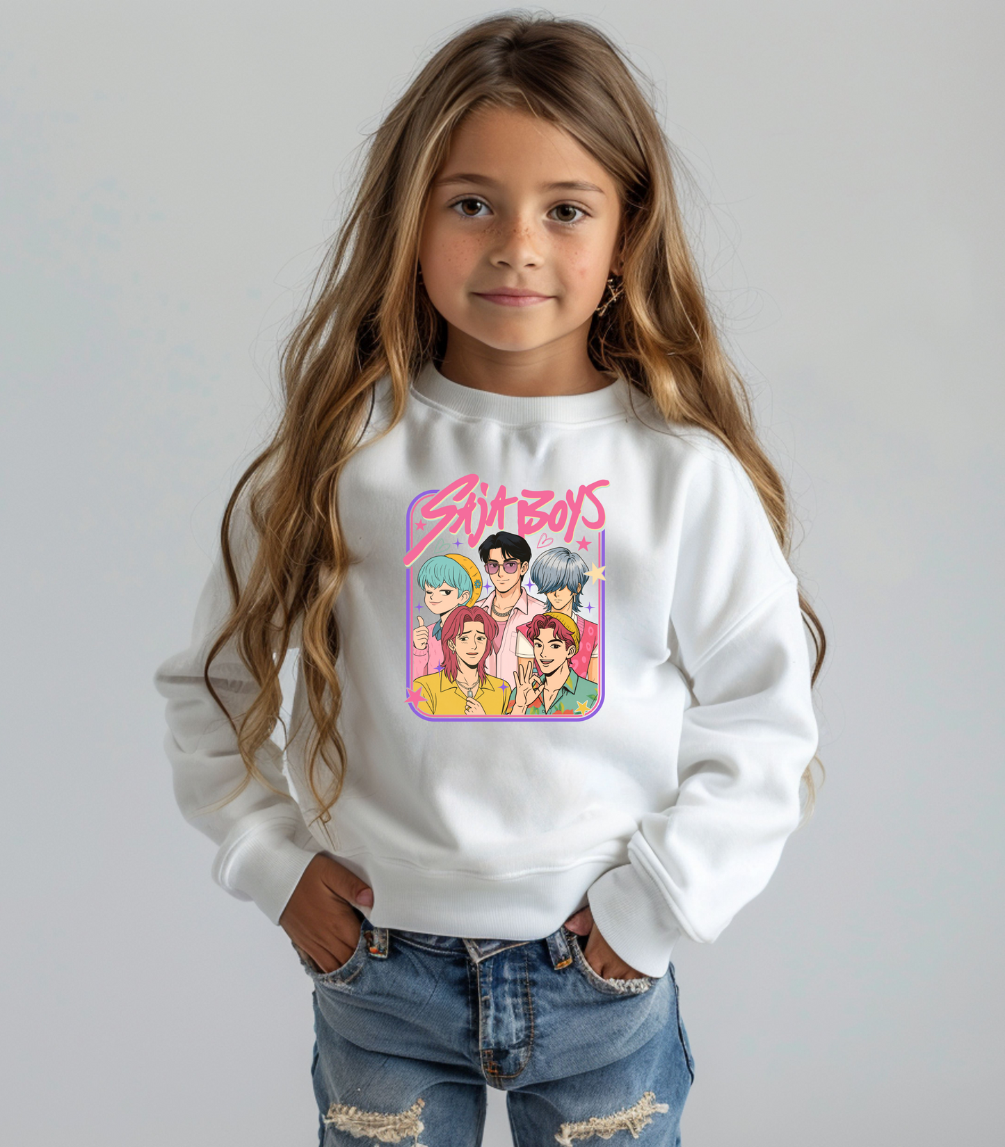 K-pop Saja boys Youth Crewneck Sweatshirt