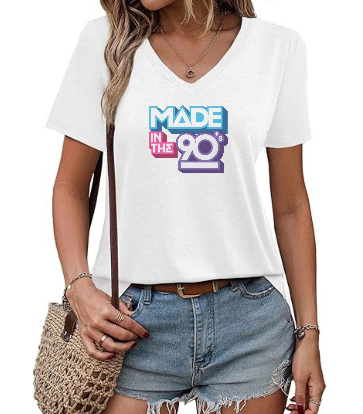 Made in the 90s V-Neck T-Shirt