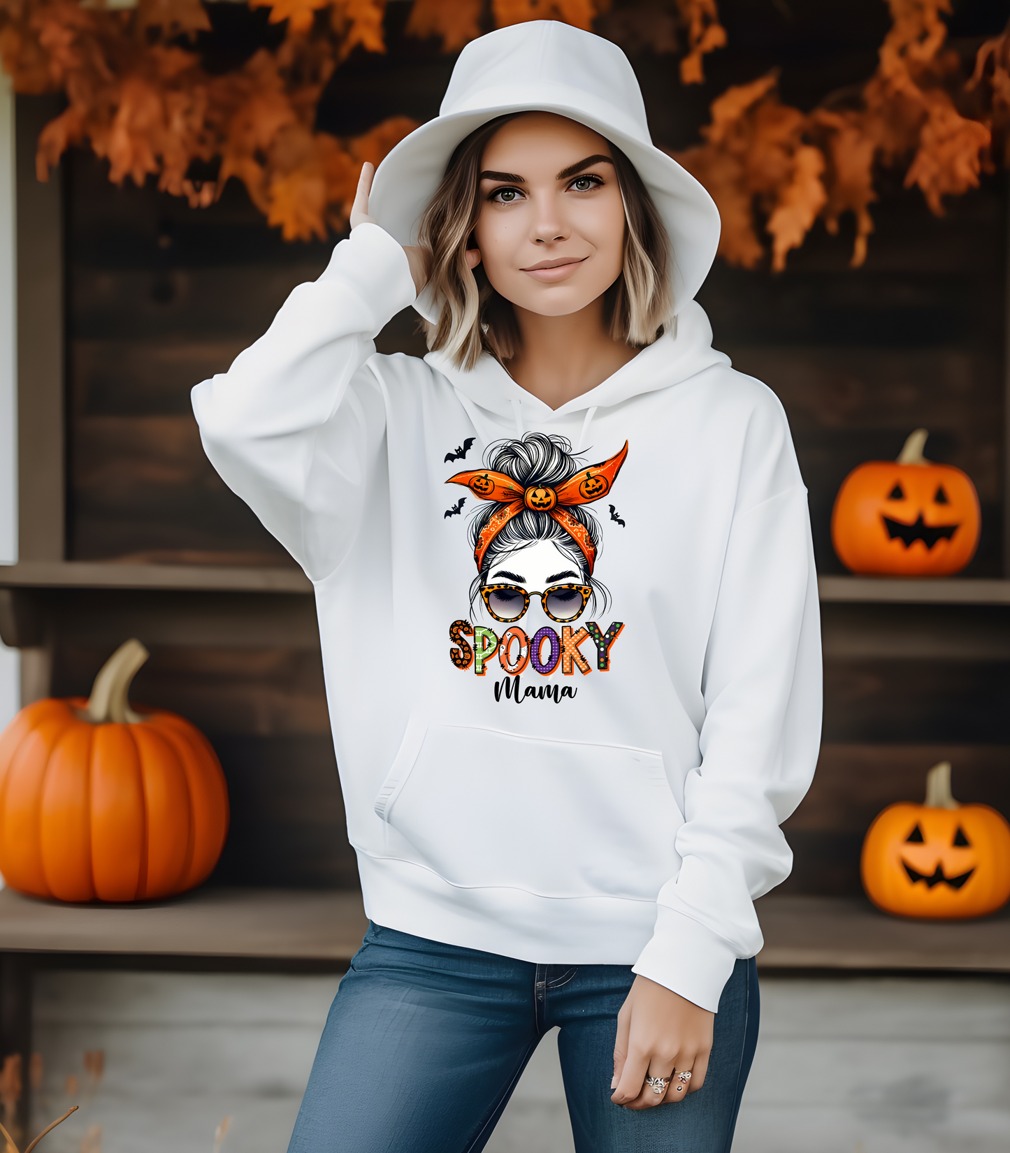 Spooky Mama Hooded Sweatshirt