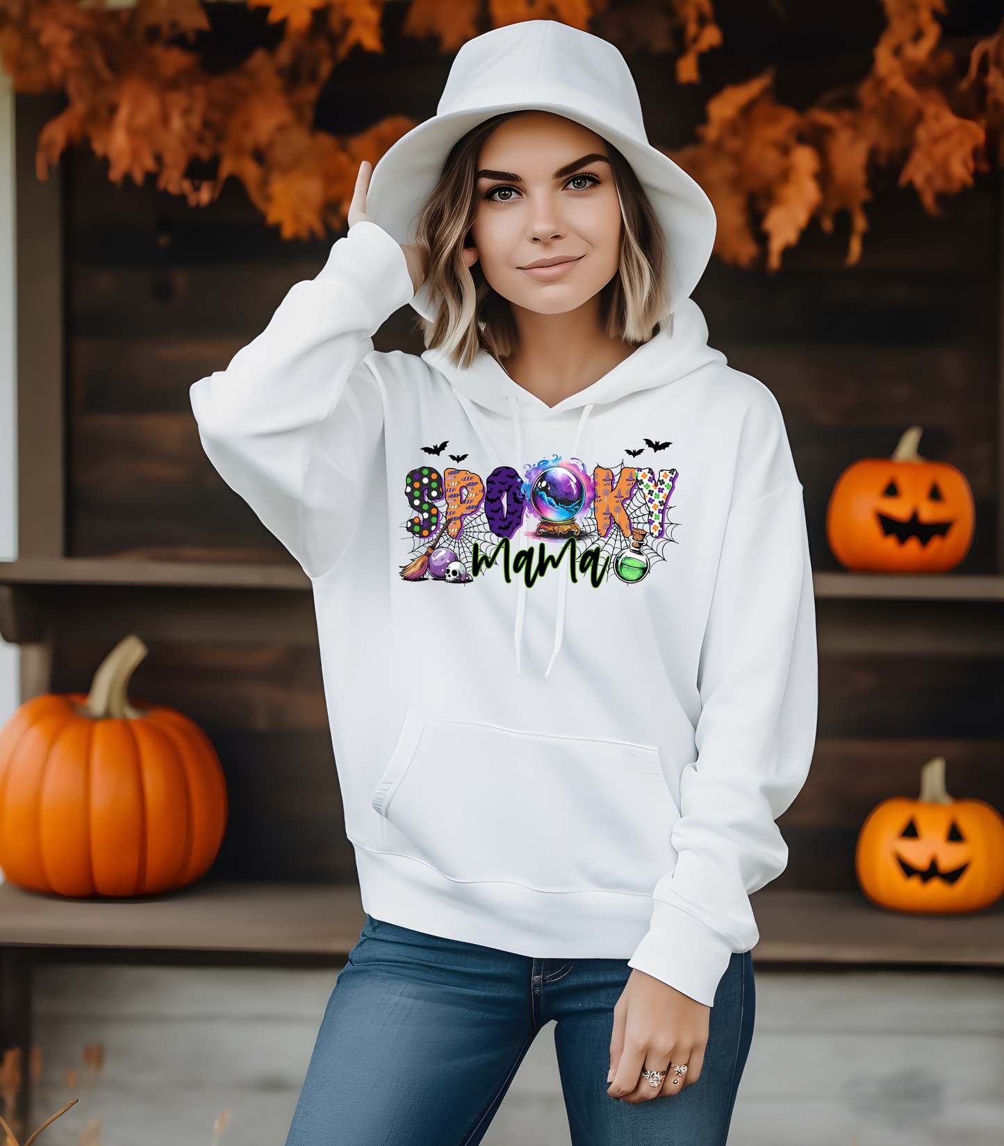 Spooky Mama Hooded Sweatshirt