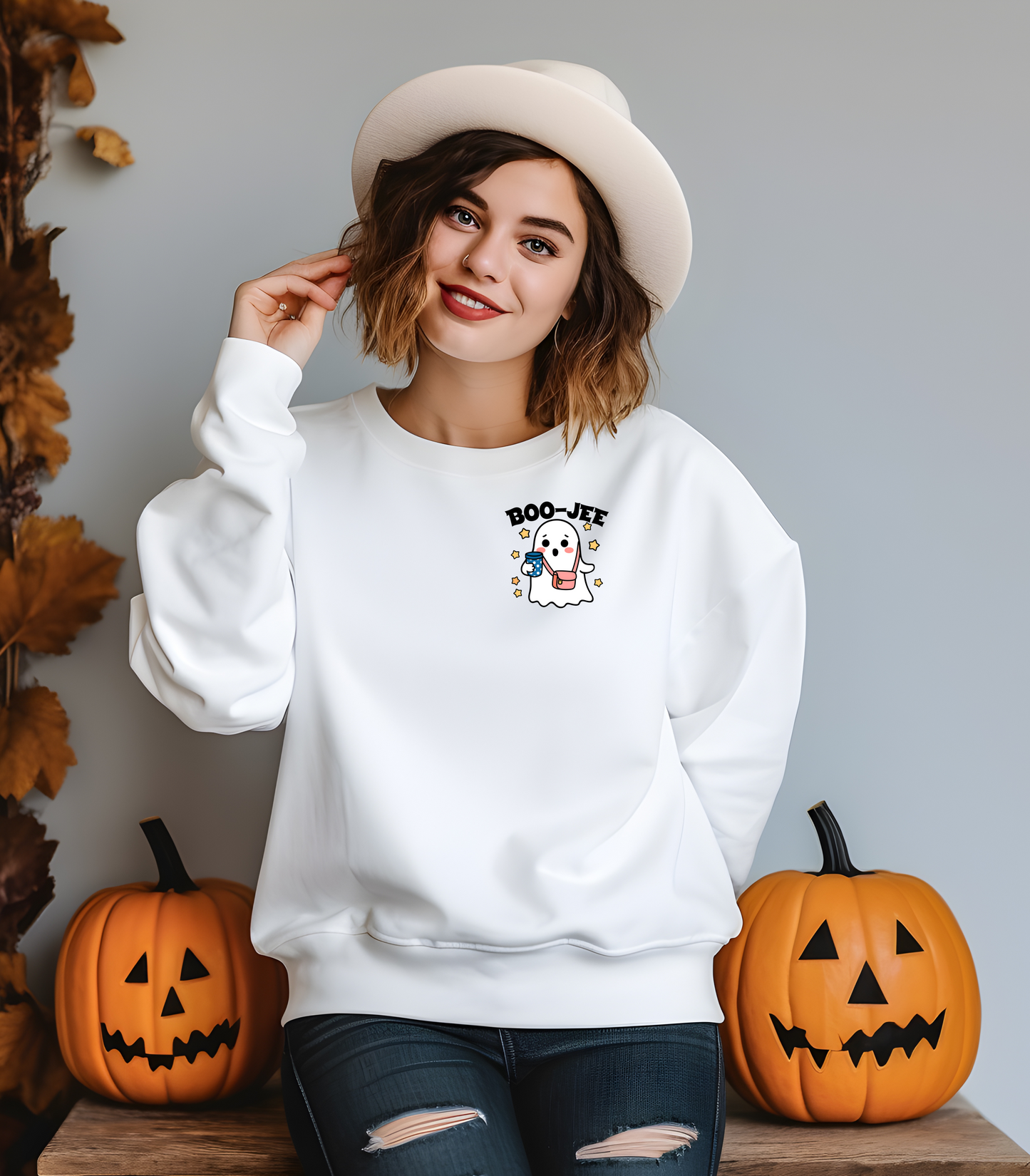 Boo-Jee Ghost Crewneck Sweatshirt