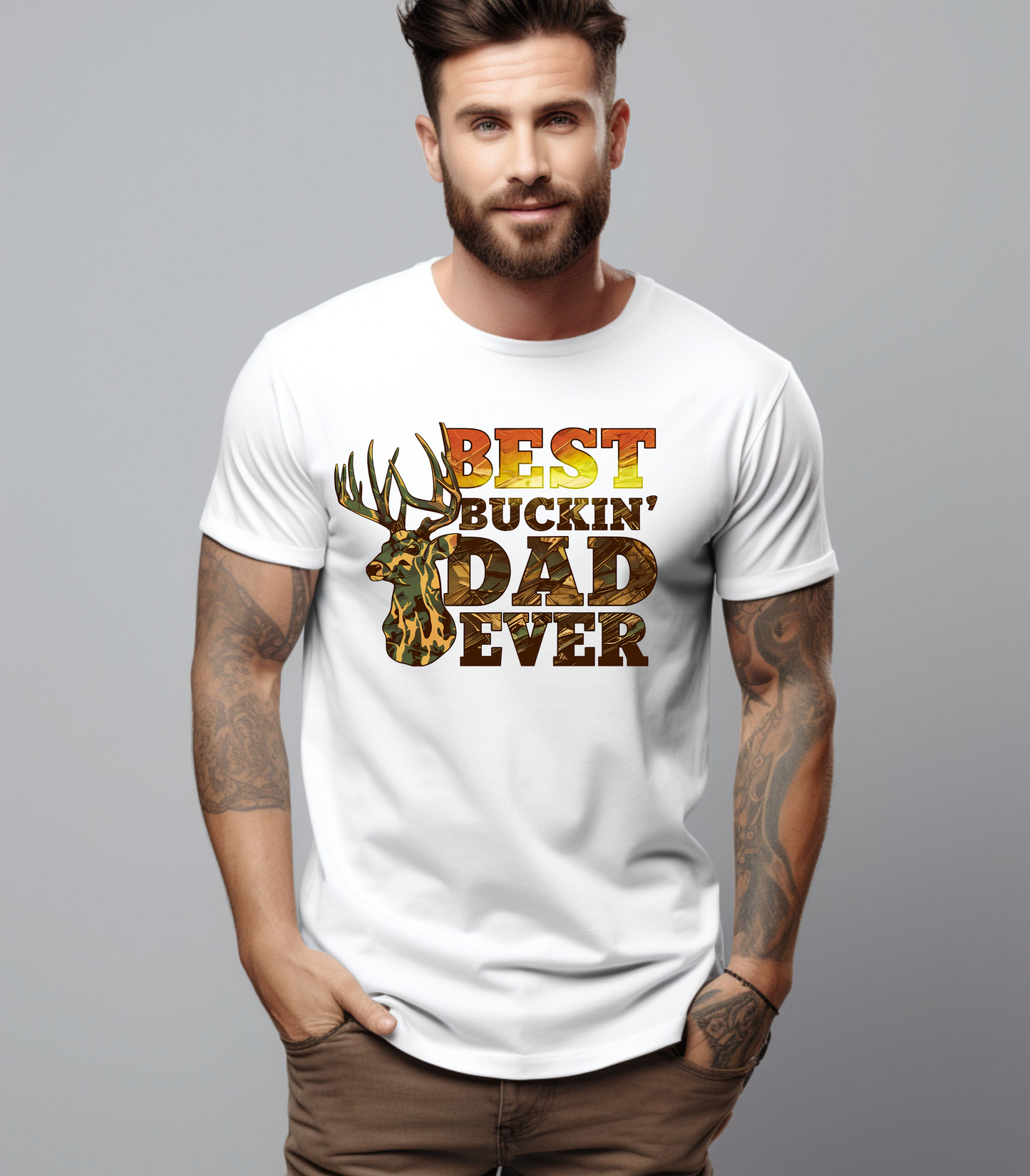Best Buckin' Dad Ever T-Shirt